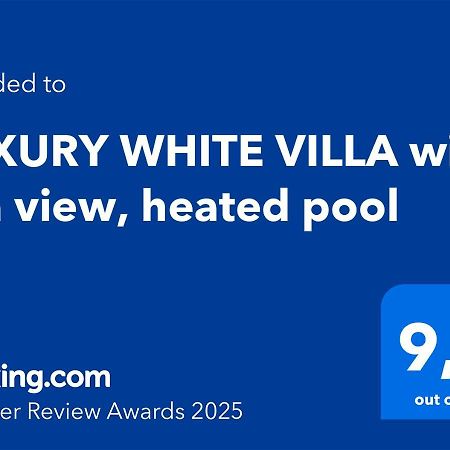 Luxury White Villa With Sea View, Heated Pool Costa Adeje  ภายนอก รูปภาพ