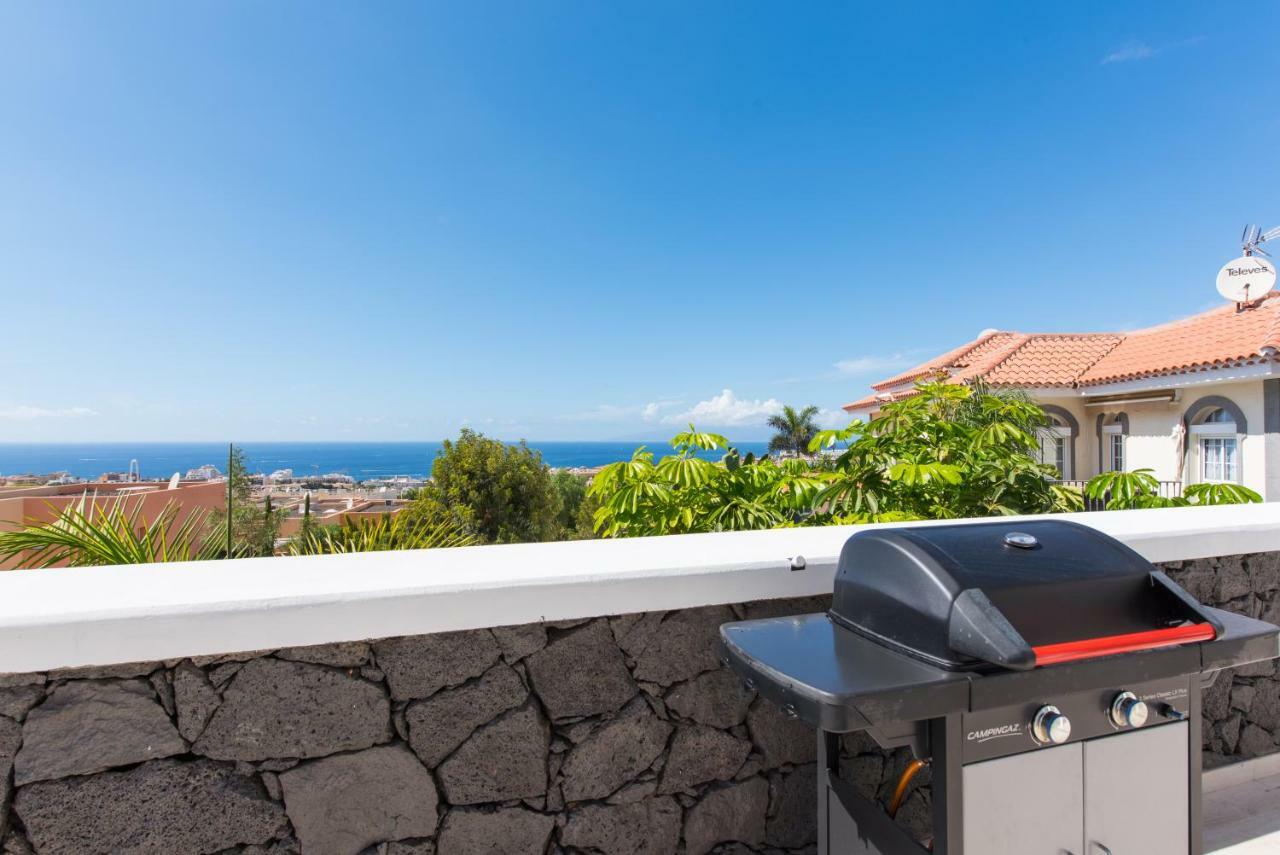 Luxury White Villa With Sea View, Heated Pool Costa Adeje  ภายนอก รูปภาพ